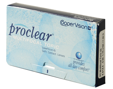 Proclear Multifocal Toric 3 Pack Contact Lenses For Multifocal ...